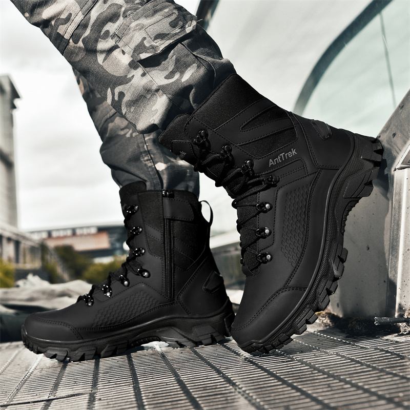 Men Shoes Type - 2025 新しい戦術ブーツ男性ブーツ特殊部隊砂漠男性ブーツ屋外ハイキングブーツアンクルシューズ男性戦術ブーツ