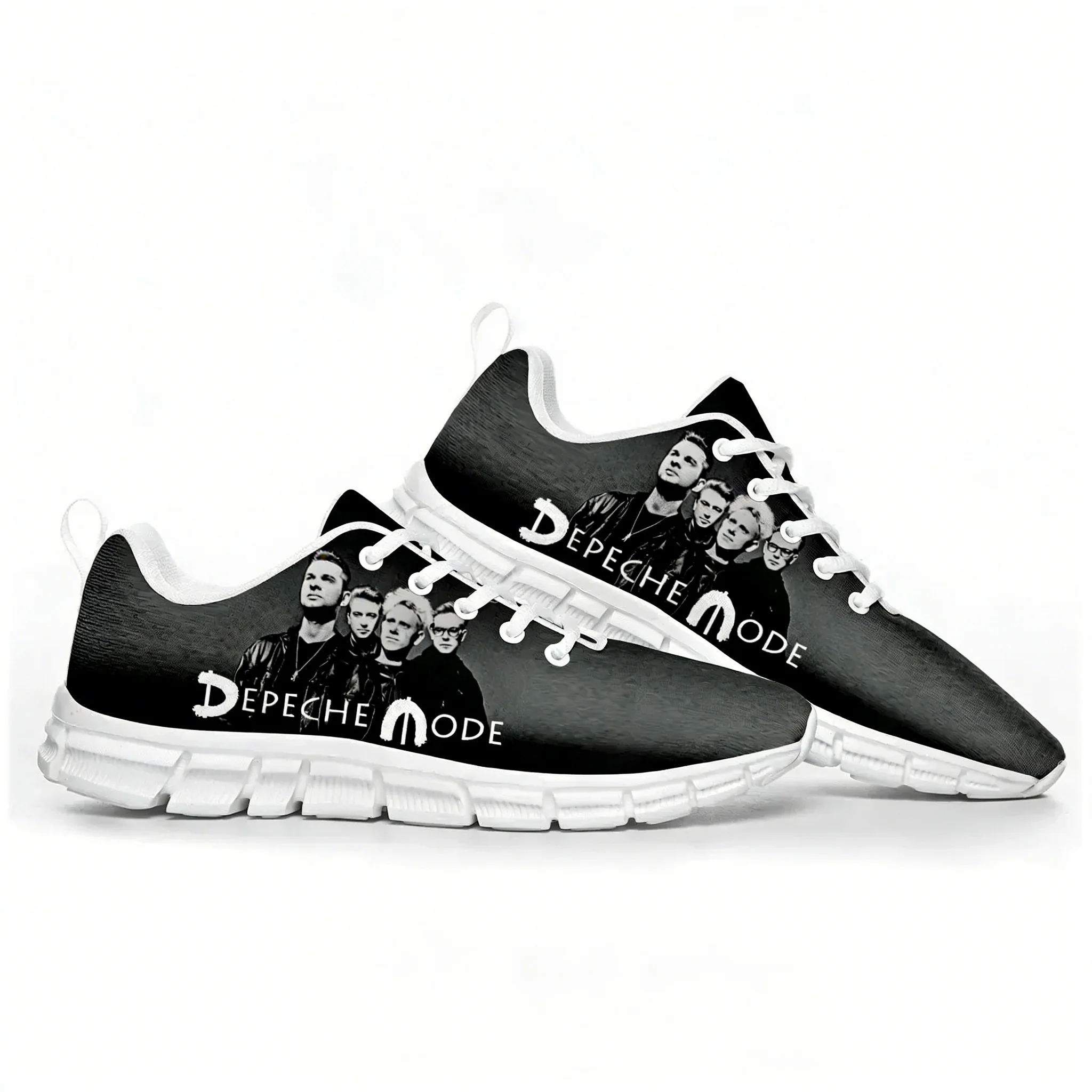 Men'S Shoes Qn - デペッシュ・ロックバンドモードスポーツシューズ メンズ・レディーススニーカー カジュアルカスタム 高品質カップルシューズ ホワイト