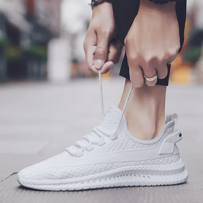 Men Shoes Type - メンズ織り靴 2025年新作ブランド 通気性スポーツシューズ 高品質メンズフットウェア トレーナースニーカー サパティーヤス