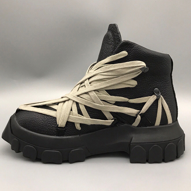 Men Shoes Type - メンズラグジュアリーファッション パンクゴシック オリジナルレザーブーツ ブラック デザイナーシューズ カウボーイ