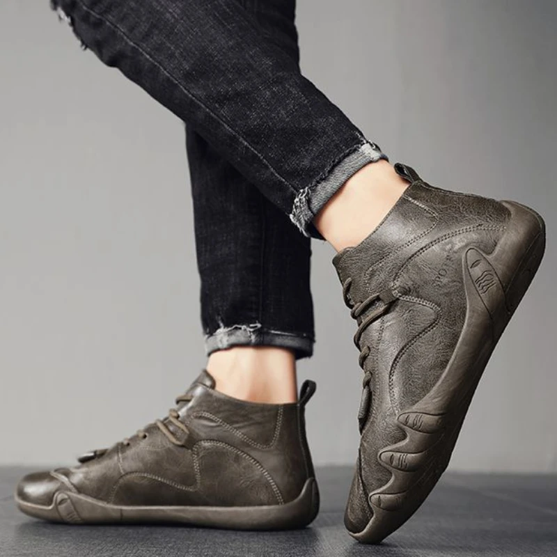 Men Shoes On Clearance - モカシン ソフトレザーシューズ メンズ フラットシューズ カジュアルシューズ ファッション