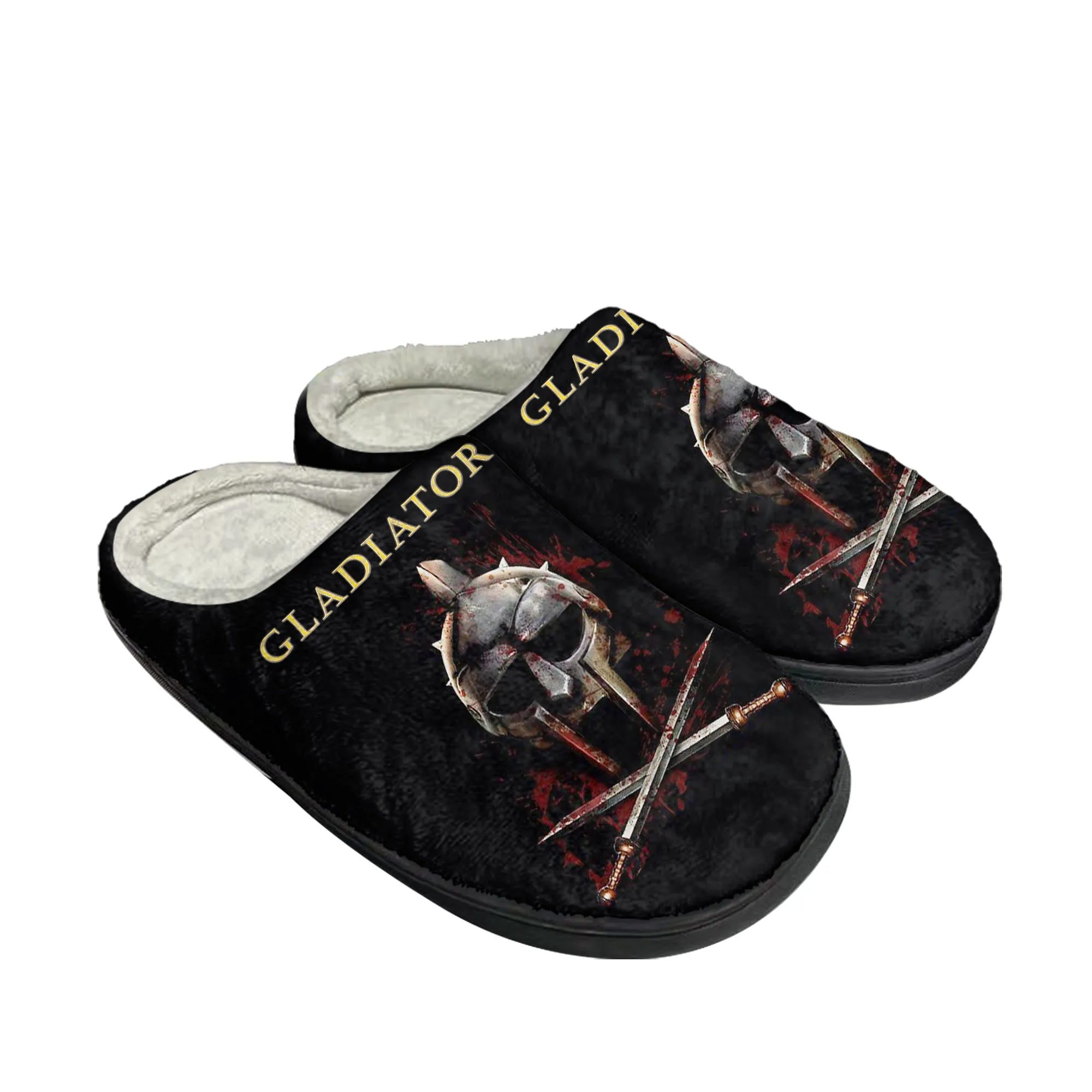 Men Shoes Winter - グラディエーターホーム綿スリッパメンズレディースラッセルクロウぬいぐるみ寝室カジュアル保温靴サーマルスリッパカスタマイズされた靴