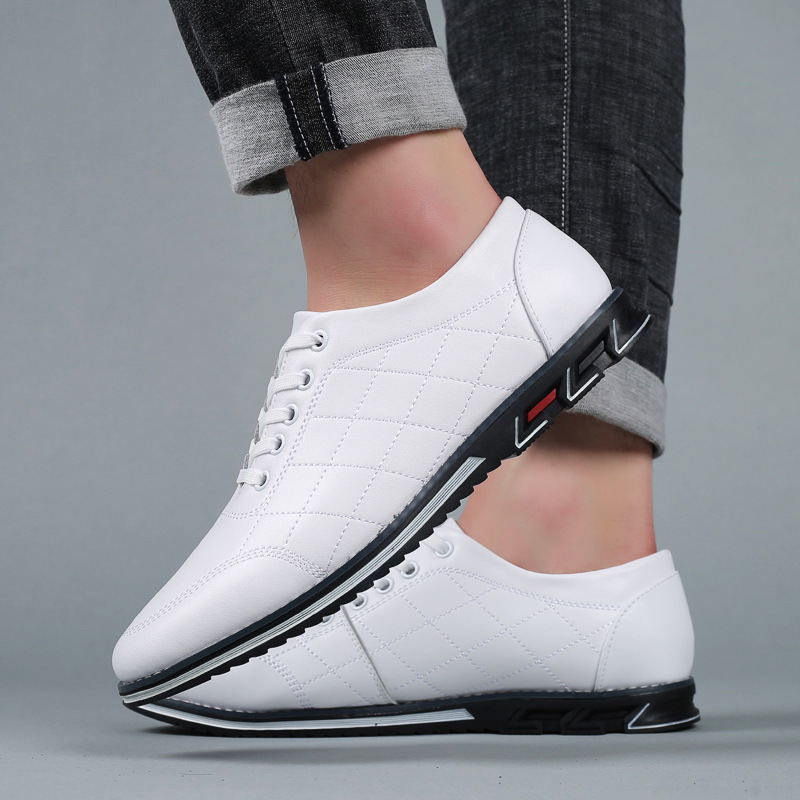 サイズ 38-48 レッド ビジネスカジュアル レザー メン - Men Shoes Red Bottom のレビューと価格
