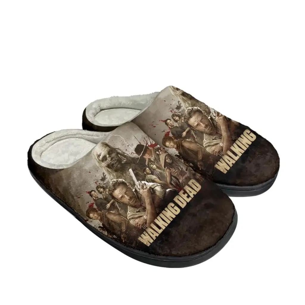 ウォーキングデッドホラーホームコットンスリッパ男性女性ぬいぐ - Men Shoes Winter のレビューと価格