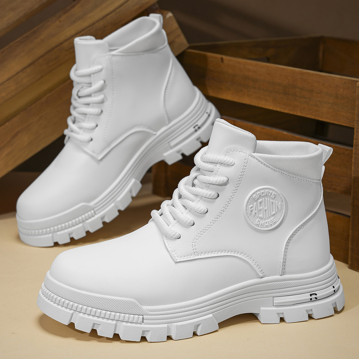 メンズファッション オールシーズン対応 ホワイト バイクブー - Men Shoes Type のレビューと価格