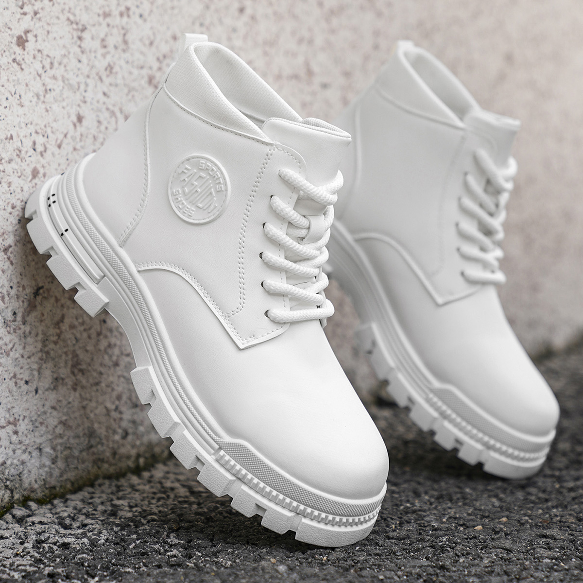 メンズファッション オールシーズン対応 ホワイト バイクブー - Men Shoes Type のレビューと価格