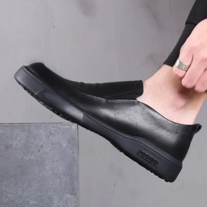 メンズカジュアル牛革ドレスシューズ,ビジネスシューズ,ブラッ - Men Shoes On Clearance のレビューと価格