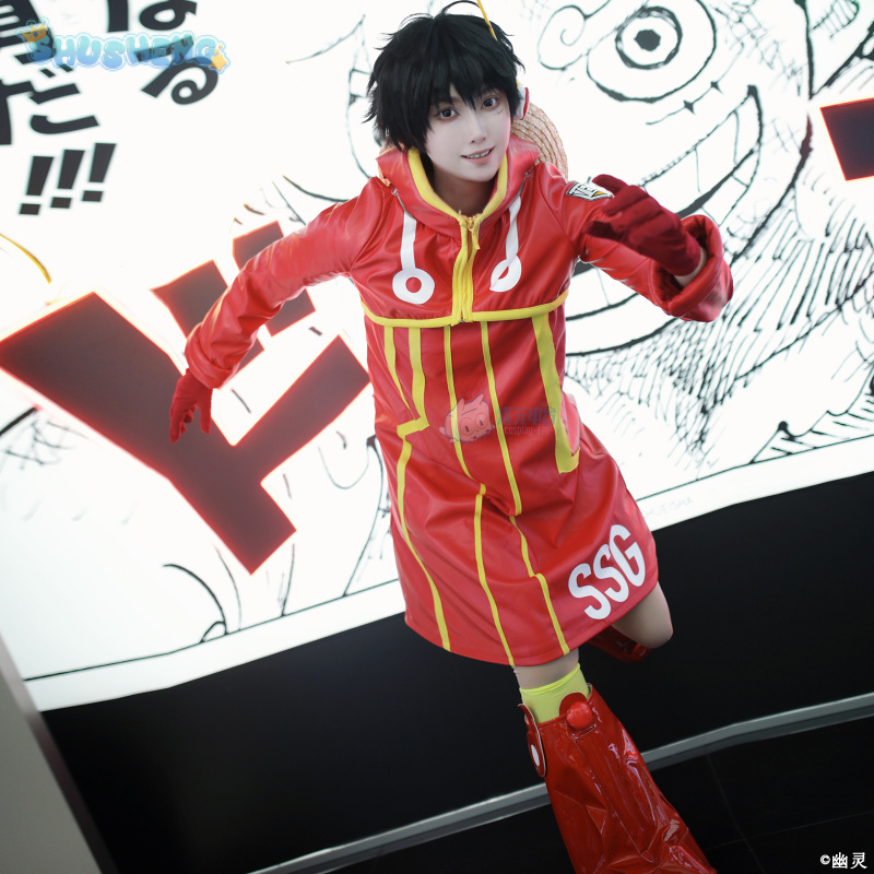 モンキー・D・ルフィ エッグヘッド コスプレ衣装 アニメ ワ - Men Shoes Red のレビューと価格