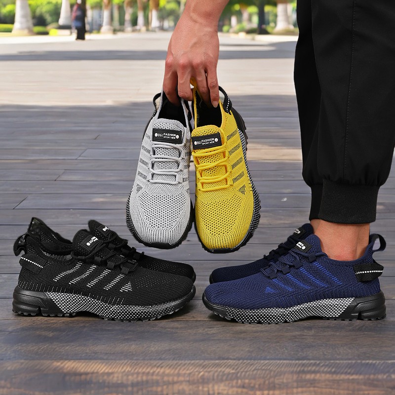 新しいメンズスニーカー厚い底快適なカジュアルシューズ軽量通気 - Men Shoes Xxl のレビューと価格