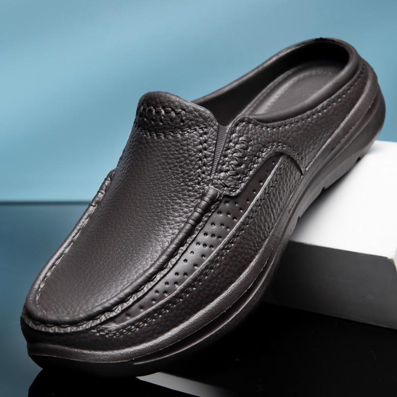 夏用スリッパ、ガーデンサンダル、防水・滑り止め加工のシェフシ - Men Shoes Type のレビューと価格