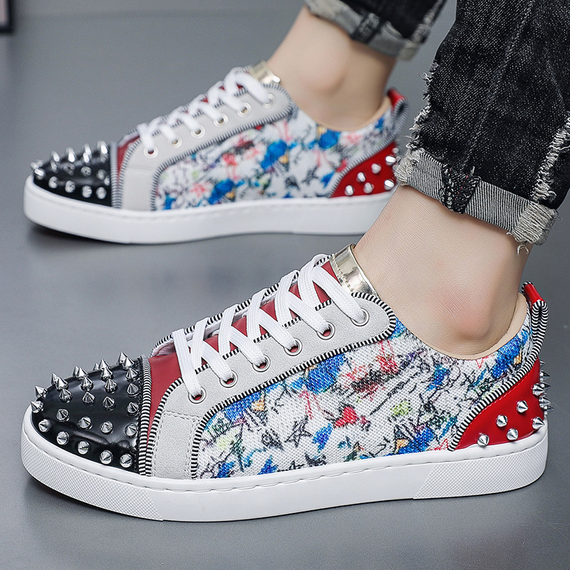 2025年秋新作 スタッズ付きメンズカジュアルスニーカー ス - Men Shoes Dior のレビューと価格
