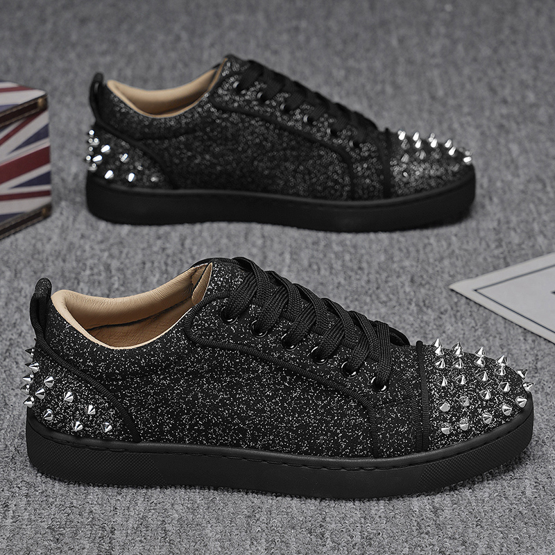 2025年秋新作 スタッズ付きメンズカジュアルスニーカー ス - Men Shoes Dior のレビューと価格
