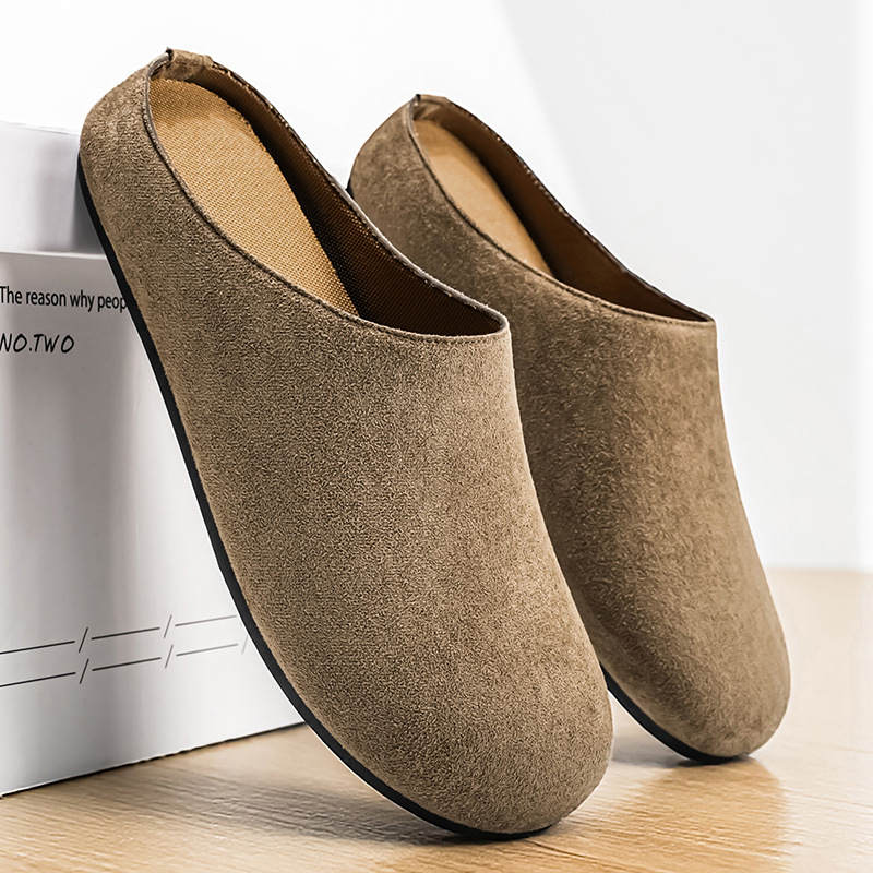 メンズ新しいスリッポンミュールクローズドトゥソフトソールバッ - Men Shoes Office のレビューと価格