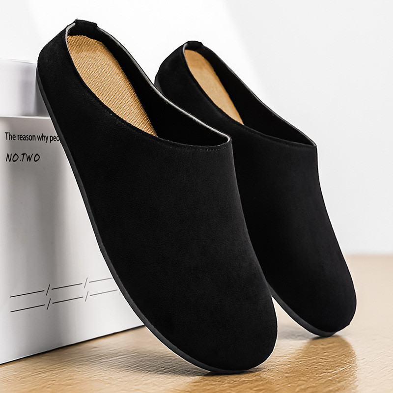 メンズ新しいスリッポンミュールクローズドトゥソフトソールバッ - Men Shoes Office のレビューと価格