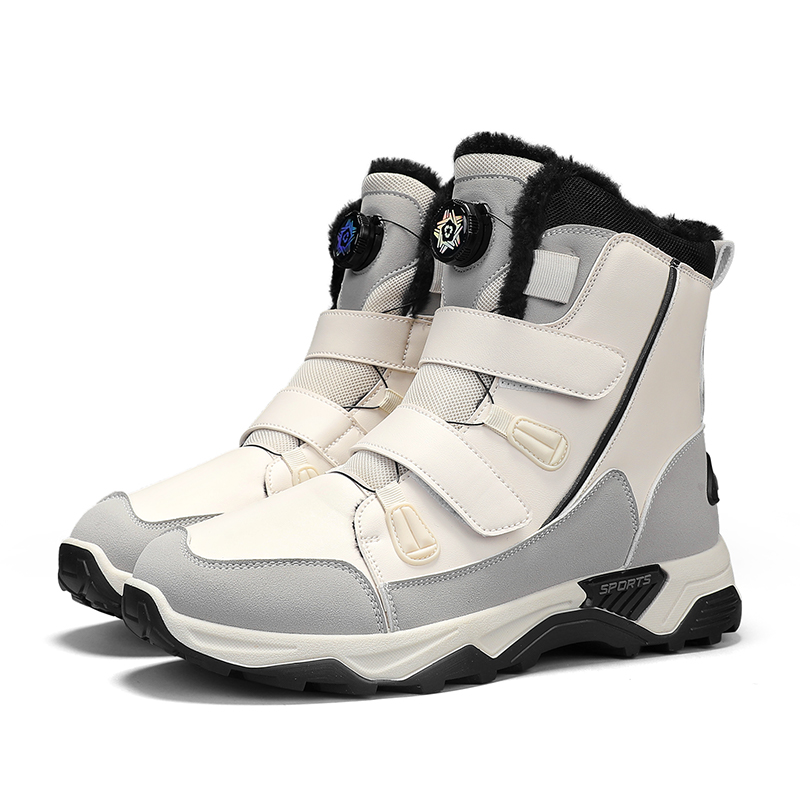メンズ防水スノーブーツミッドソール暖かい冬のアウトドアシュー - Men'S Shoes Zipper のレビューと価格
