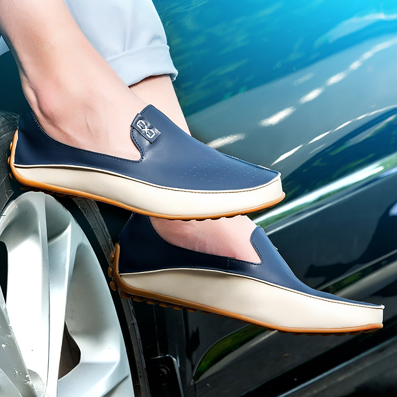 イタリアの革製ボートモカシン,男性用,カジュアルスタイル,通 - Men'S Shoes Clearance Sale のレビューと価格