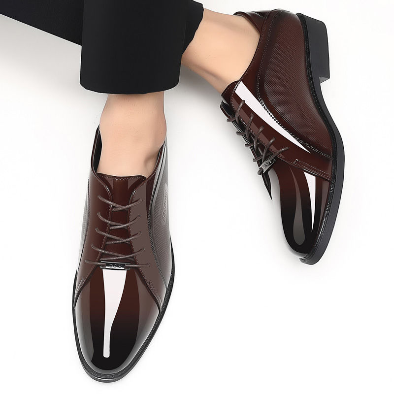 明るい黒色の紳士靴、男性用、春秋、高級デザイナー、カジュアル - Men Shoes On Clearance のレビューと価格