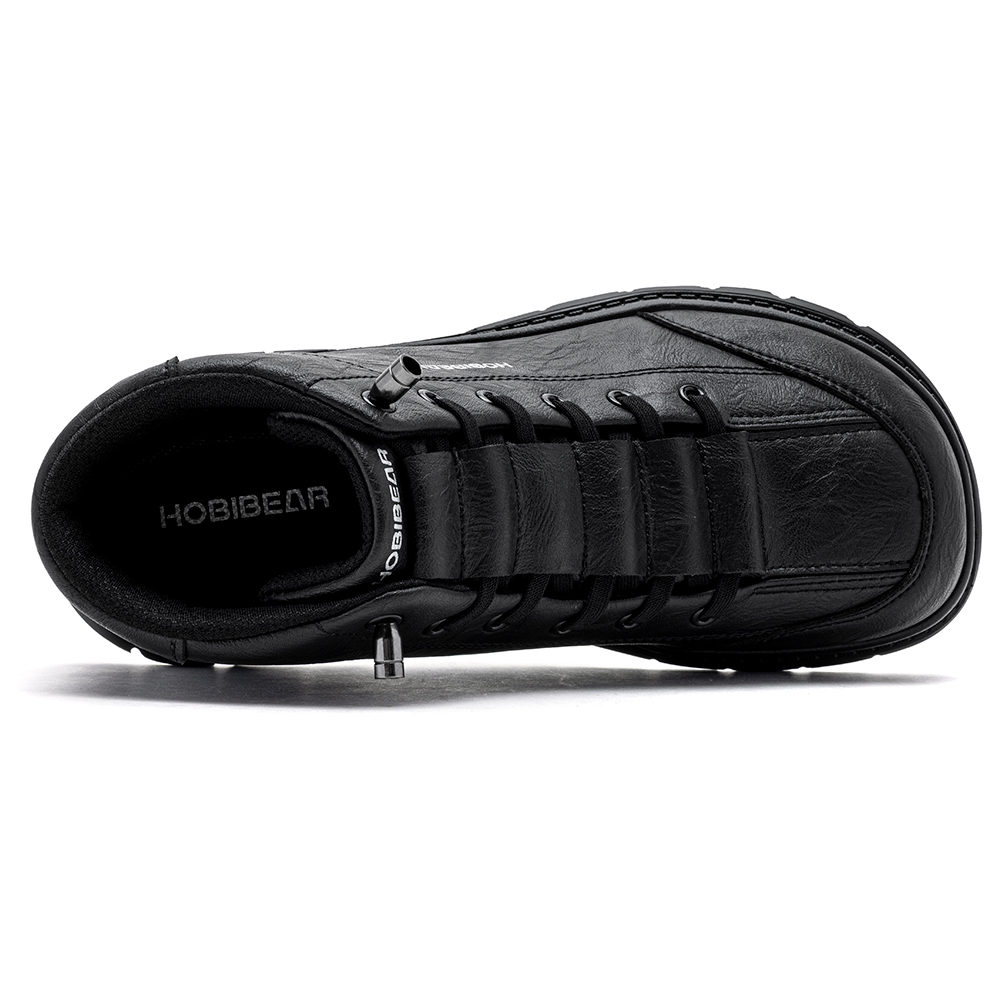 HOBIBEAR メンズ ワイドトゥボックス アンクルブーツ - Men Shoes Type のレビューと価格