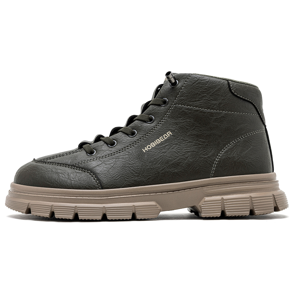 HOBIBEAR メンズ ワイドトゥボックス アンクルブーツ - Men Shoes Type のレビューと価格