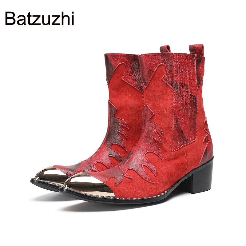Batzuzhi 6.5cm ハイヒール メンズシューズ ブ - Men Shoes Red のレビューと価格
