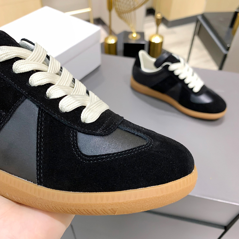 レトロ GAT スニーカー手作り本革ドイツ軍トレーナー高級ソ - Men Shoes Dior のレビューと価格