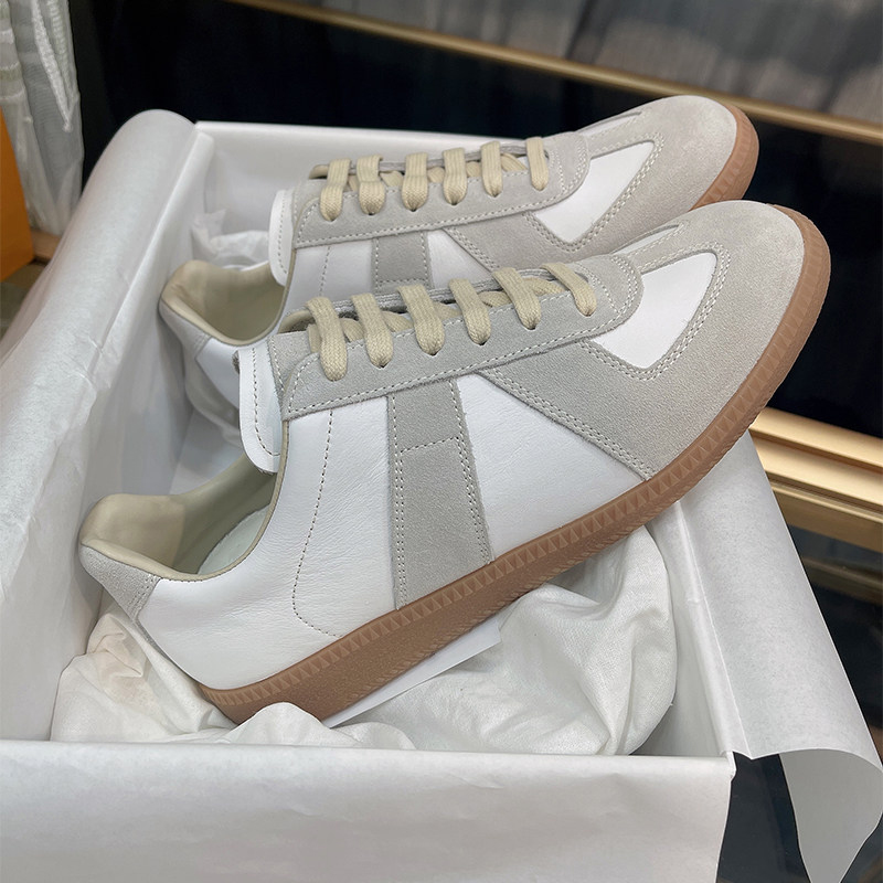 レトロ GAT スニーカー手作り本革ドイツ軍トレーナー高級ソ - Men Shoes Dior のレビューと価格