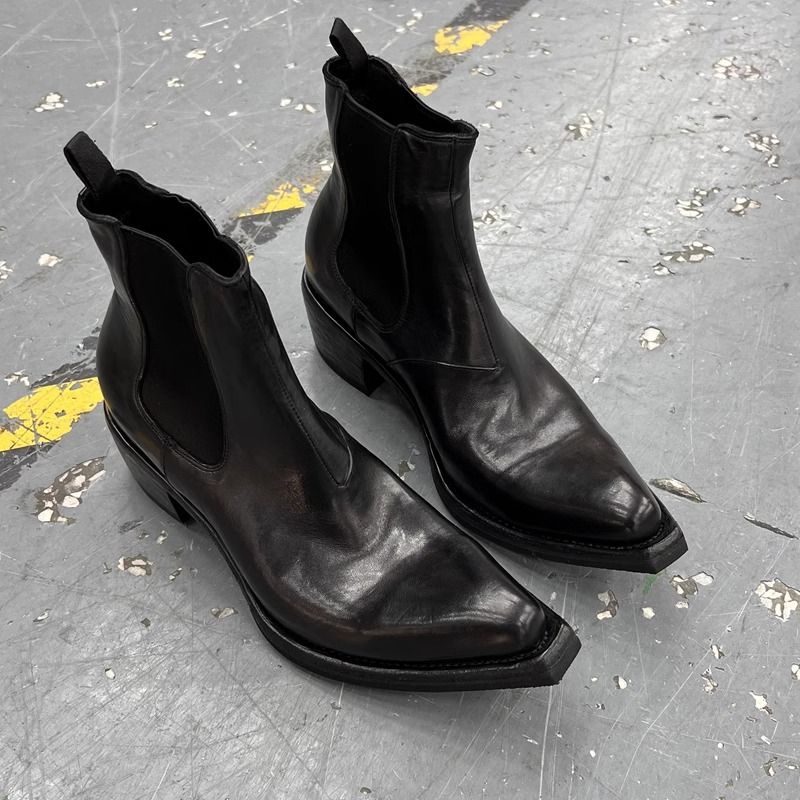 高品質メンズシューズデザイナーハイカット身長アップポインテッ - Men'S Shoes Qn のレビューと価格