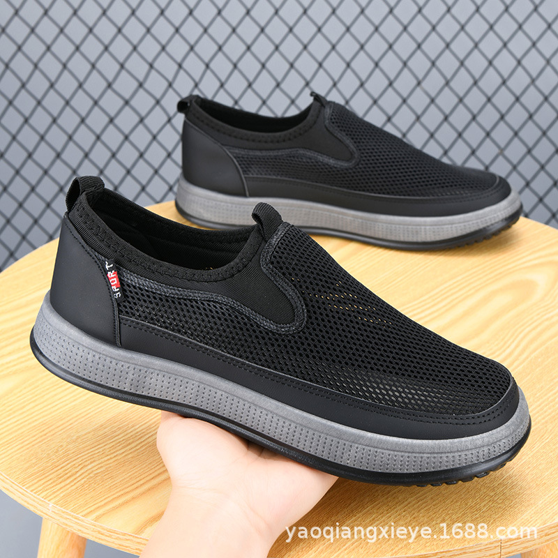 2026年メンズサマーシューズ メッシュ通気性シューズ メン - Men Shoes On Clearance のレビューと価格