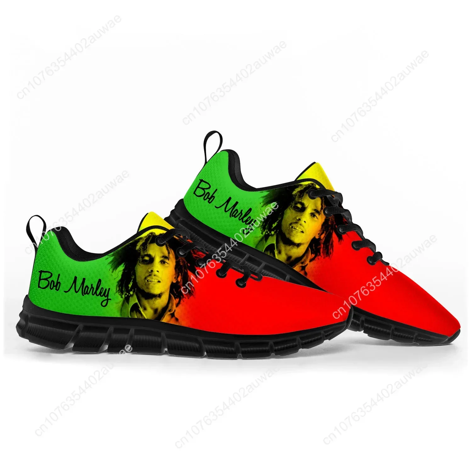ボブ・マーリーレゲエラスタ音楽歌手スポーツシューズメンズレデ - Men'S Shoes Qn のレビューと価格