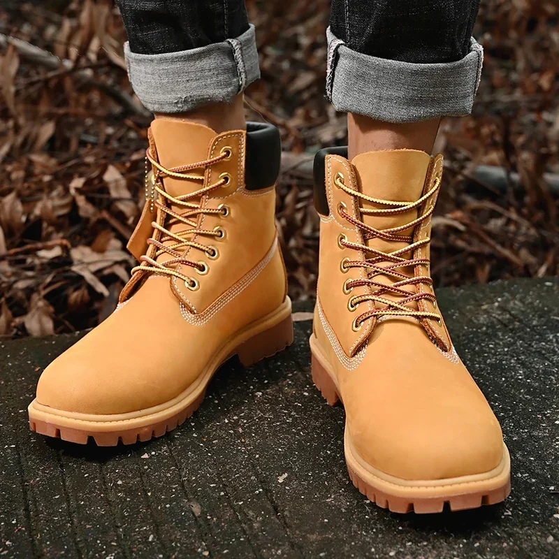 ブーツ メンズ ハイカットブーツ 高品質 レディース レザー - Men'S Shoes Qn のレビューと価格