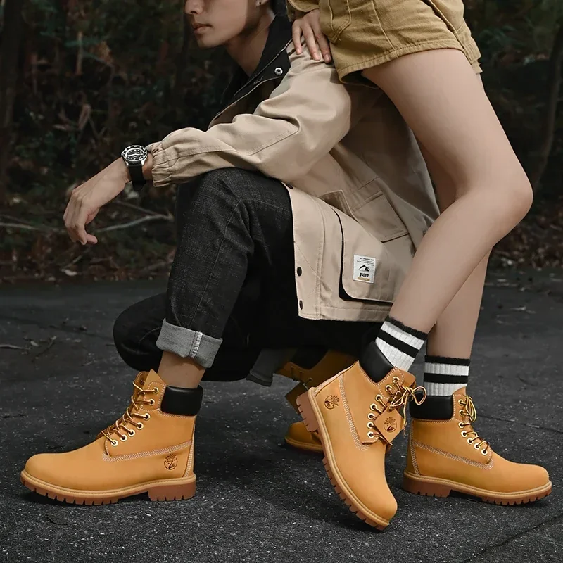 ブーツ メンズ ハイカットブーツ 高品質 レディース レザー - Men'S Shoes Qn のレビューと価格