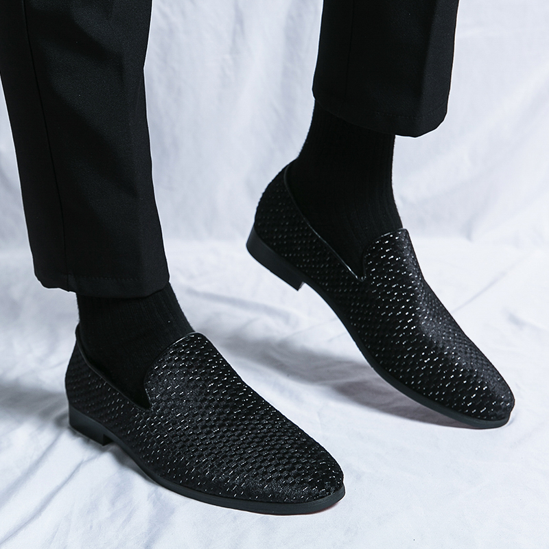 男性用のレトロなスタイルの靴,カジュアルなデザイナーの靴,仕 - Men Shoes Red Bottom のレビューと価格