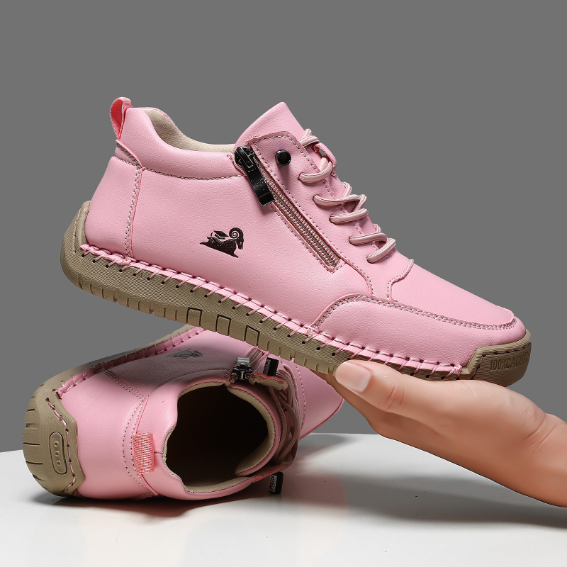 女性用スニーカー手作りレザーカジュアルシューズアウトドアソフ - Men Shoes Type のレビューと価格