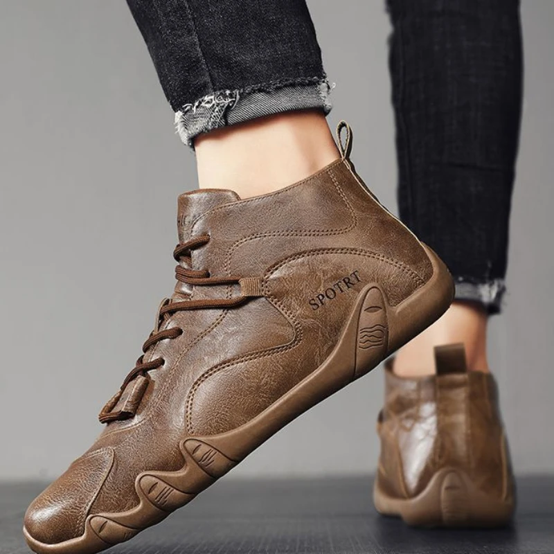 モカシン ソフトレザーシューズ メンズ フラットシューズ カ - Men Shoes On Clearance のレビューと価格