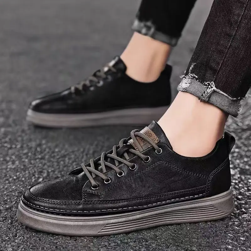 男性用の黒の加硫カジュアルシューズ,新しい高級スニーカー,ク - Men Shoes On Clearance のレビューと価格